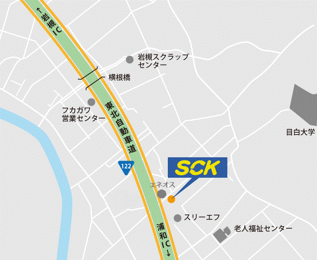 SCKの地図